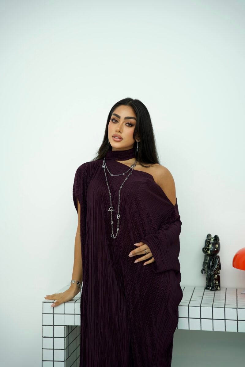 The pleated Free size - purple