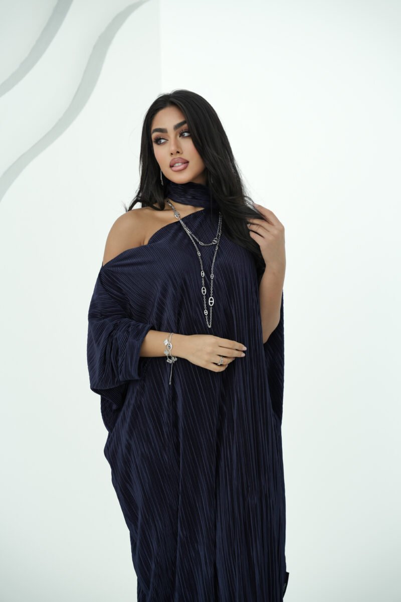 The pleated Free size - navy