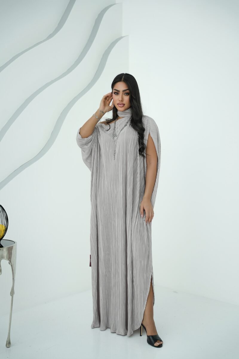 ⁦The pleated Free size - silver⁩ - الصورة ⁦7⁩