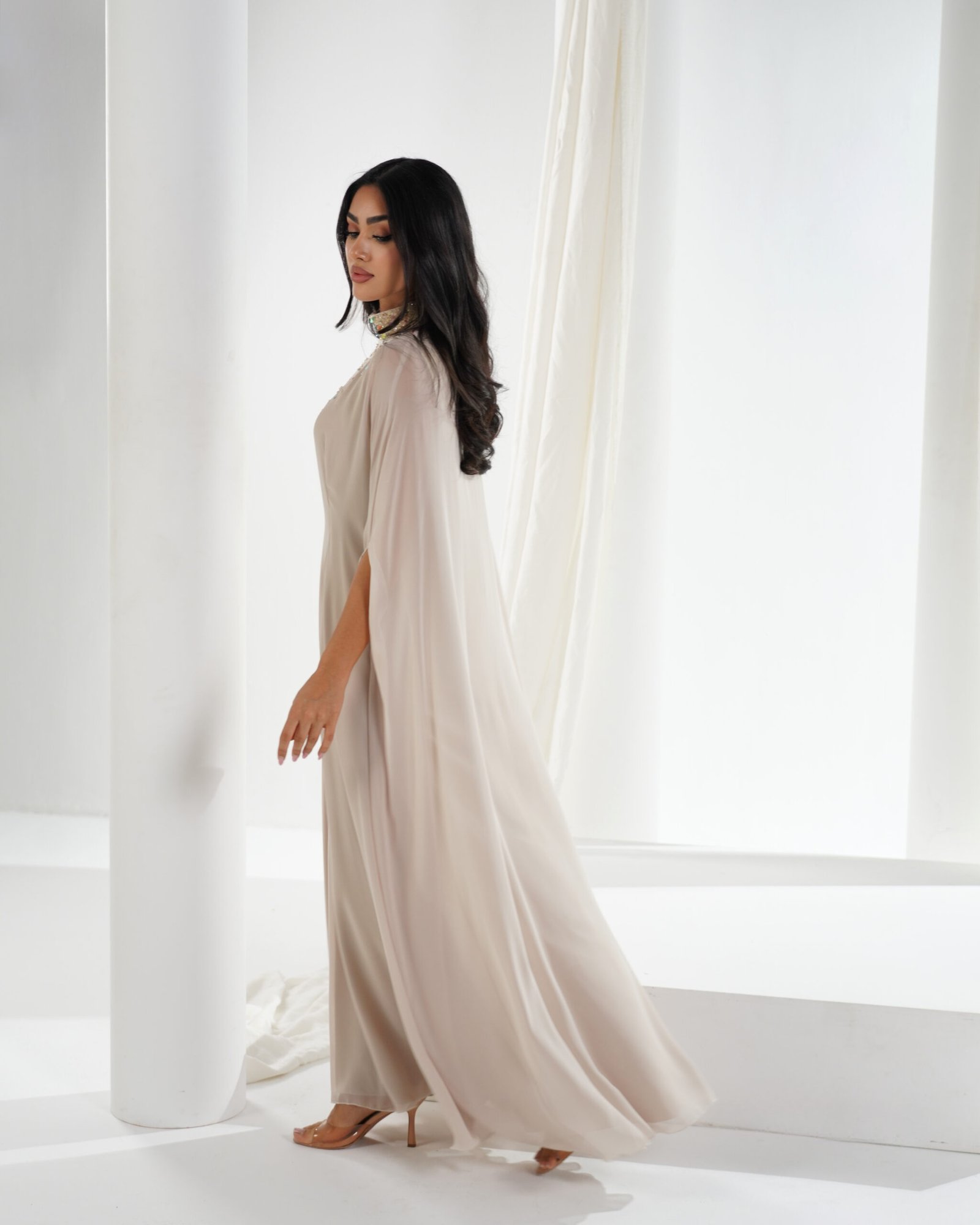 The chiffon drees - bieg - الصورة 8