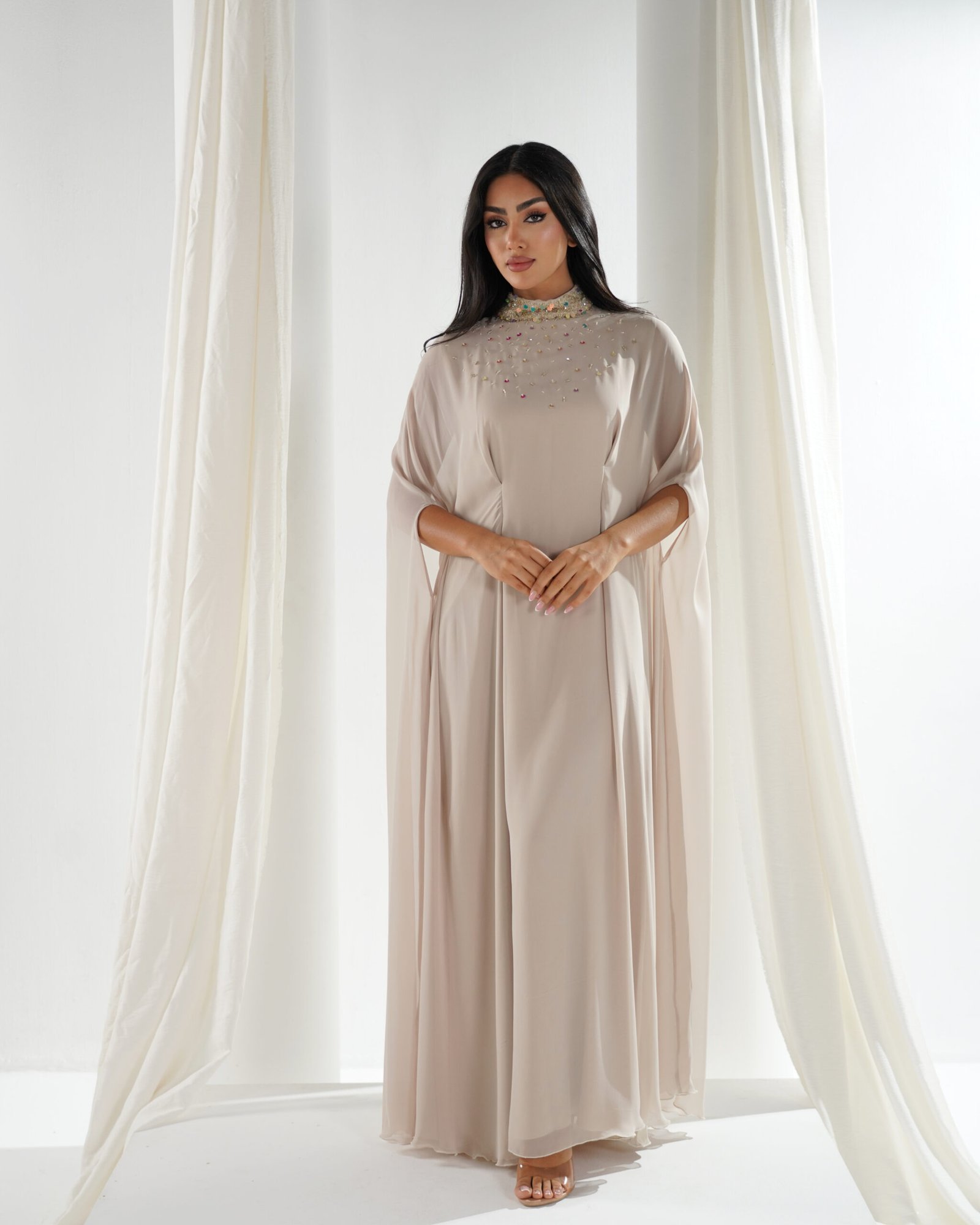 The chiffon drees - bieg - الصورة 3